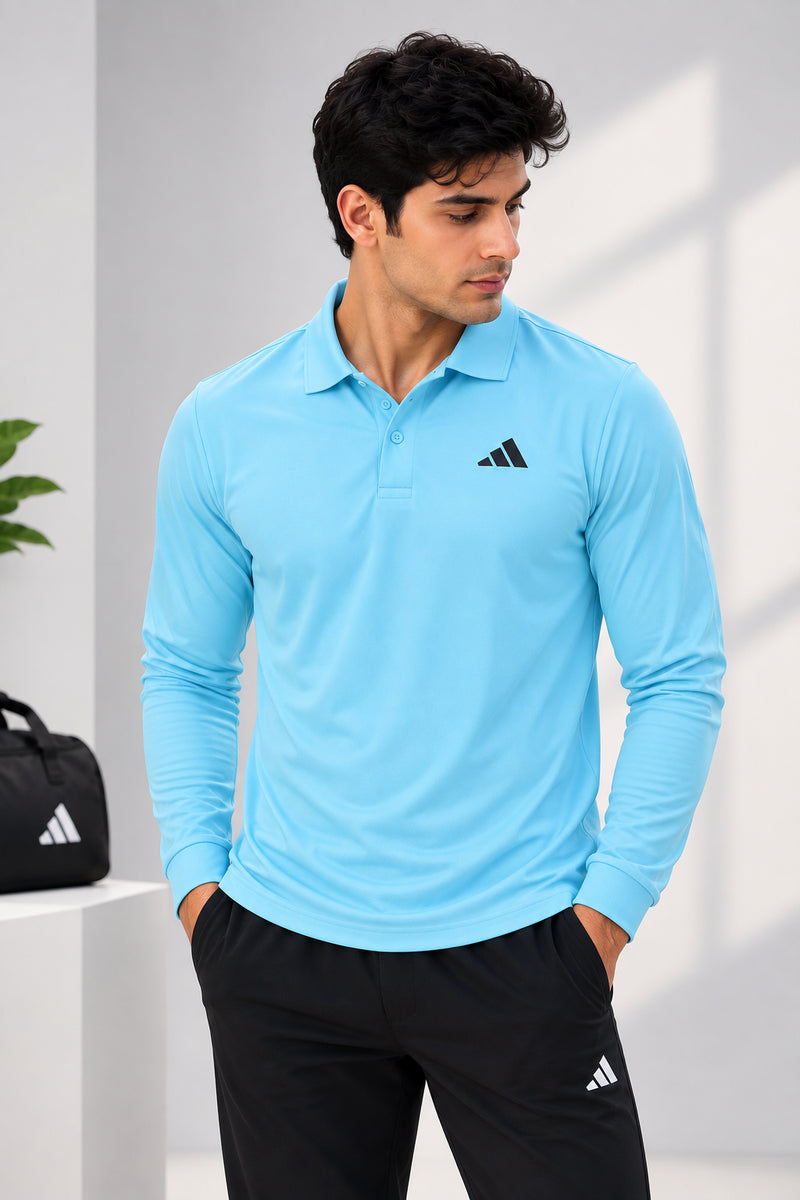 DA3501 Sapp Mattie Polo Full Sleeve Heat Transfer Print T-Shirt - View 1