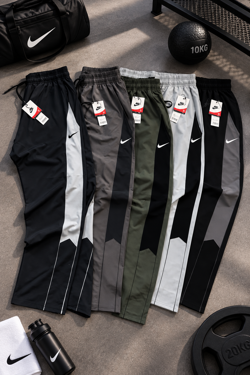 KN8006 Imported NS Gold Lycra Heat Transfer Print Lower/Trackpant