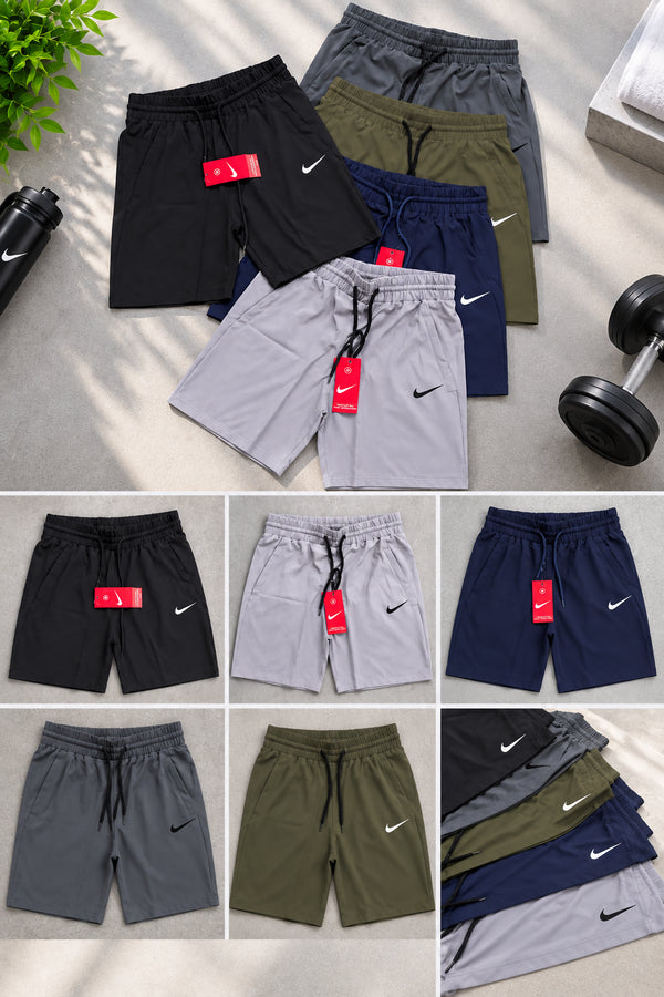 KN7001 Imported NS Lycra Heat Transfer Print Short - View 2