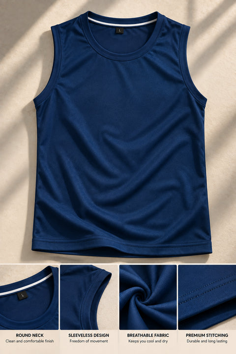 PG0001 Men Sarina U Neck Plain Sando - View 4