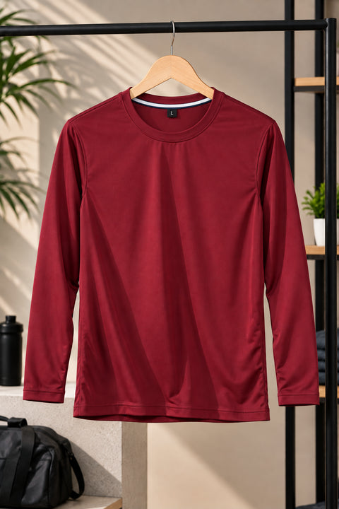 PG3000 Men Sarina Round Neck Full Sleeve Plain T-Shirt - View 3