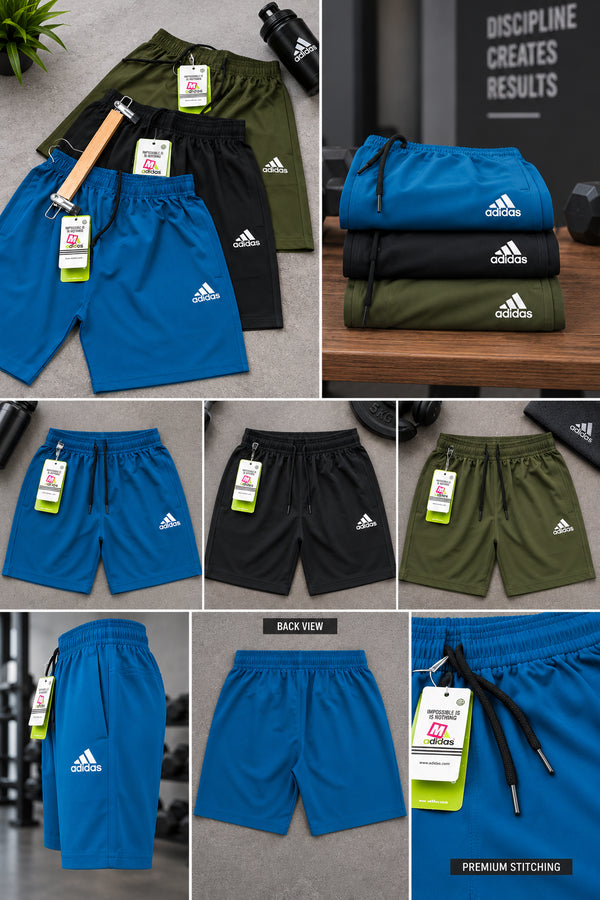 DA7001 Imported NS Lycra Heat Transfer Print Short - View 3