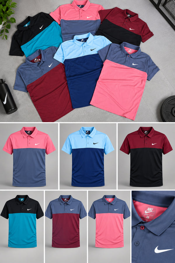 KN1503 Sapp Mattie Polo Half Sleeve Heat Transfer Print Cut & Sew T-Shirt - View 3