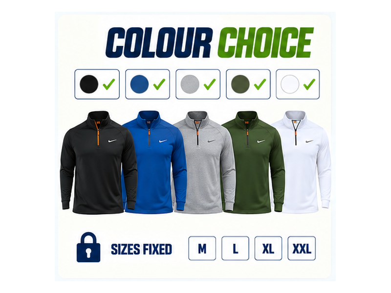 Colour Choice & Sizes Fixed