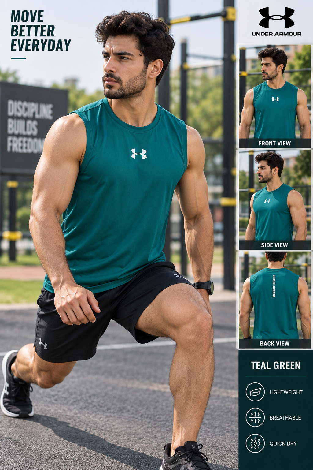 AU005 Imported Rolex Knit Round Neck Cut Sleeve Heat Transfer Print Sando