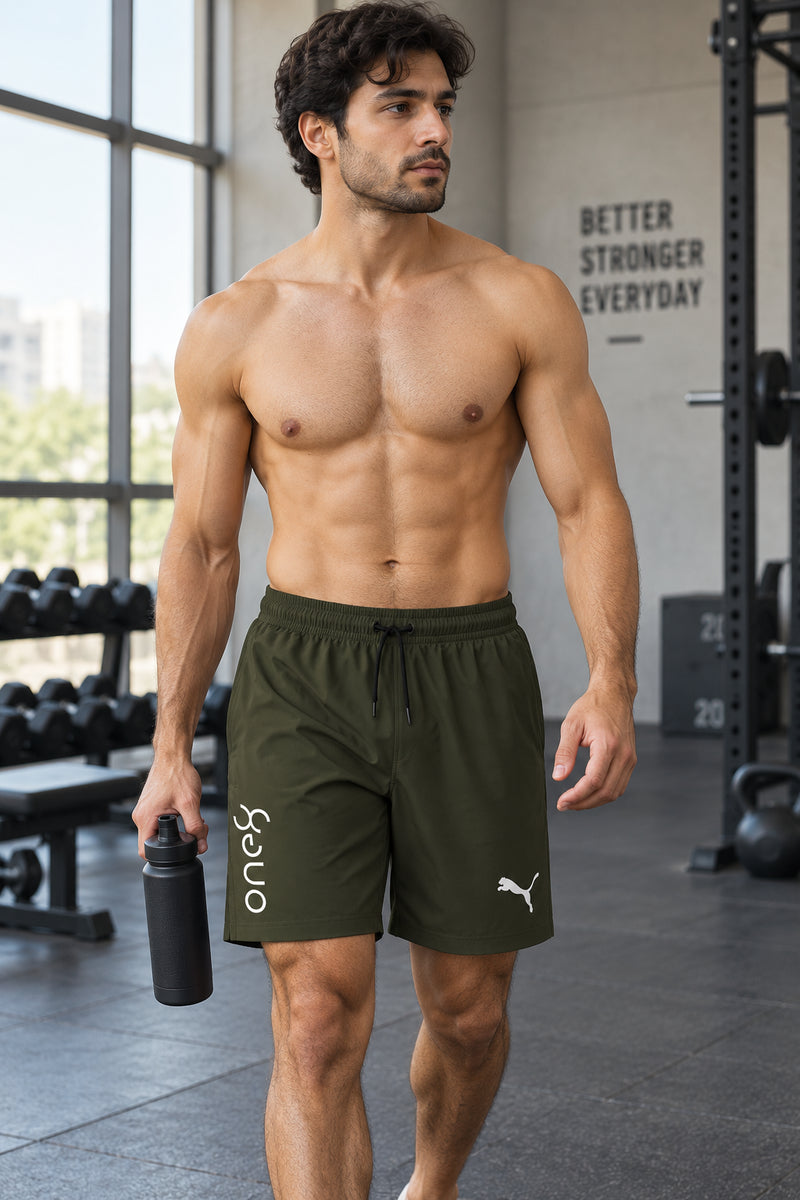 MP7005 Imported NS Lycra Heat Transfer Print Short - View 1