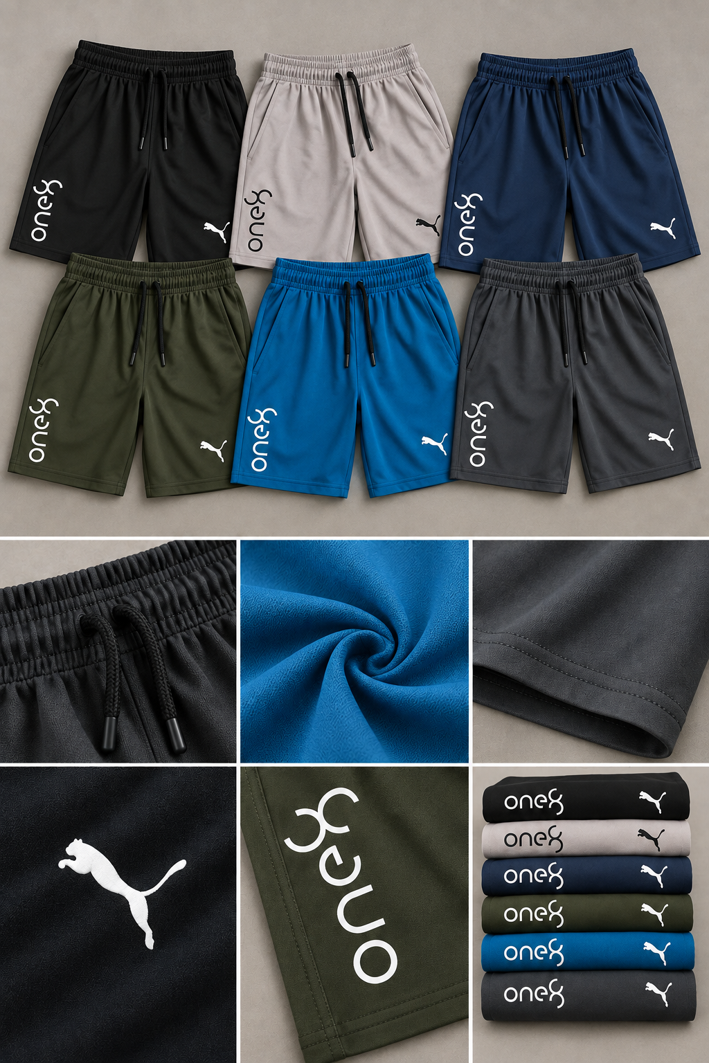 MP7005 Imported NS Lycra Heat Transfer Print Short