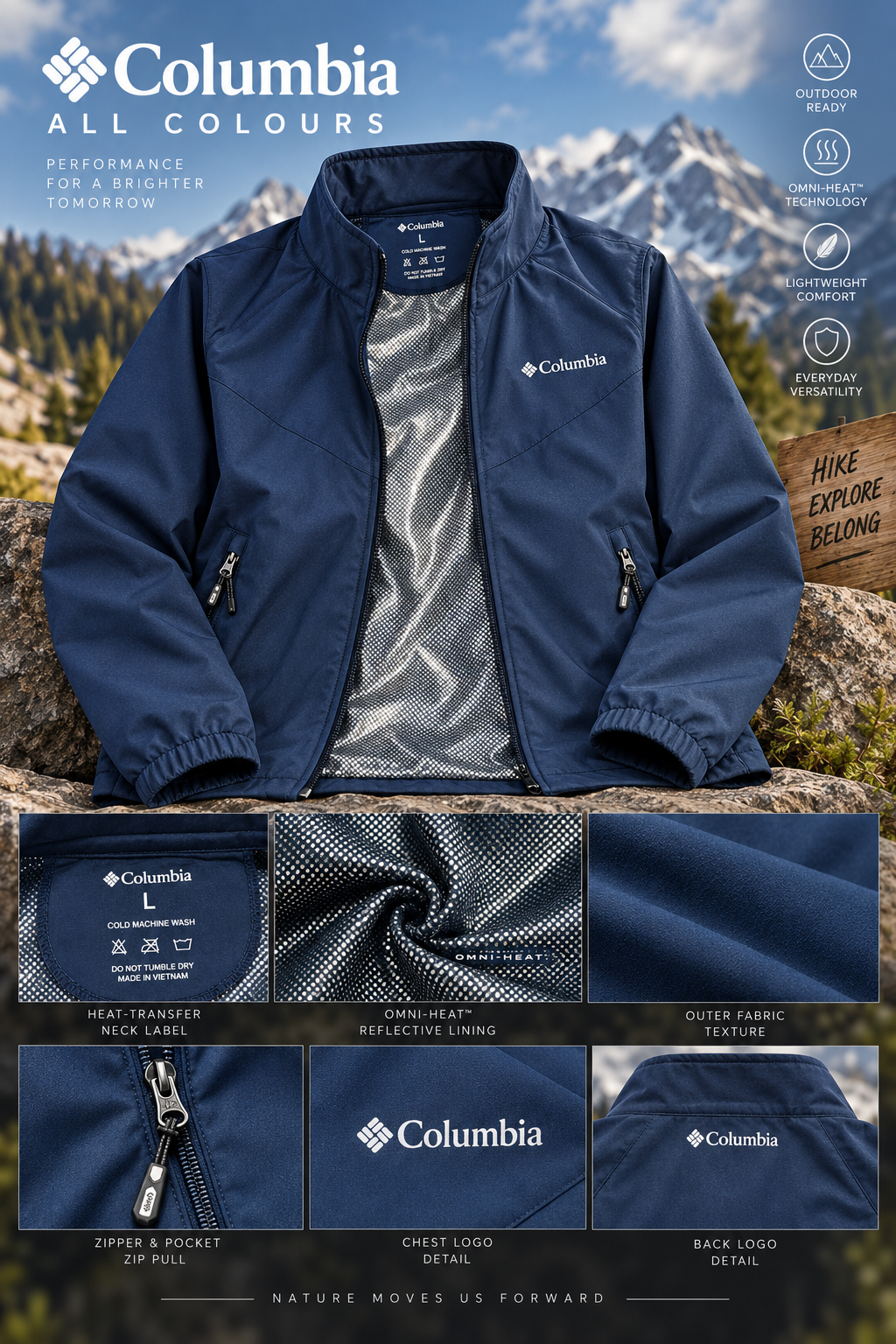 PL6006 Omni Heat Plain Jacket