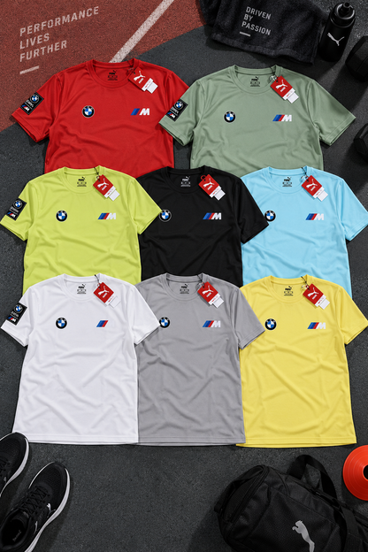 MP1013 Imported Rolex Knit Round Neck Half Sleeve Heat Transfer Print T-Shirt