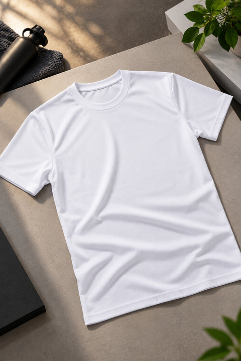 PL1006 Sapp Mattie Round Neck Half Sleeve Plain T-Shirt - View 4