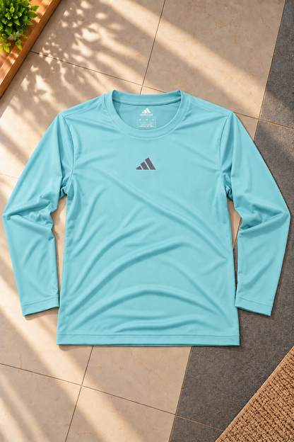 DA3005 Sapp Mattie Round Neck Full Sleeve Heat Transfer Print T-Shirt