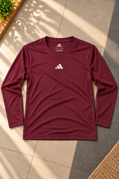 DA3005 Sapp Mattie Round Neck Full Sleeve Heat Transfer Print T-Shirt