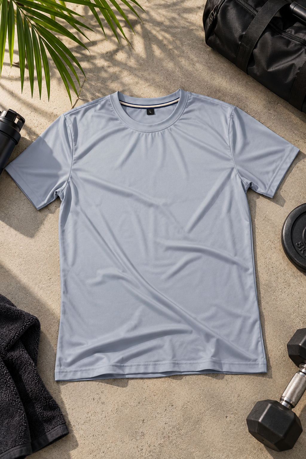 PG1000 Men Sarina Round Neck Half Sleeve Plain T-Shirt