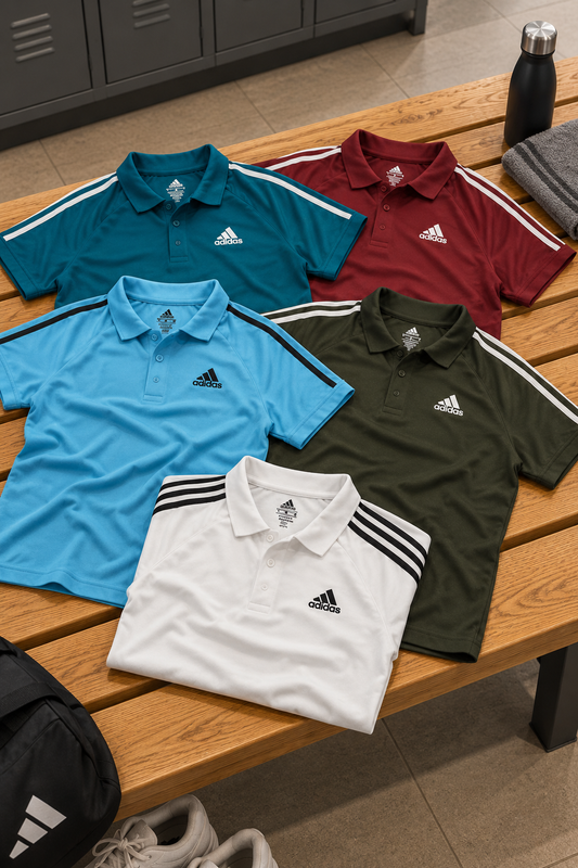 DA1504 all five colours polo T-shirts