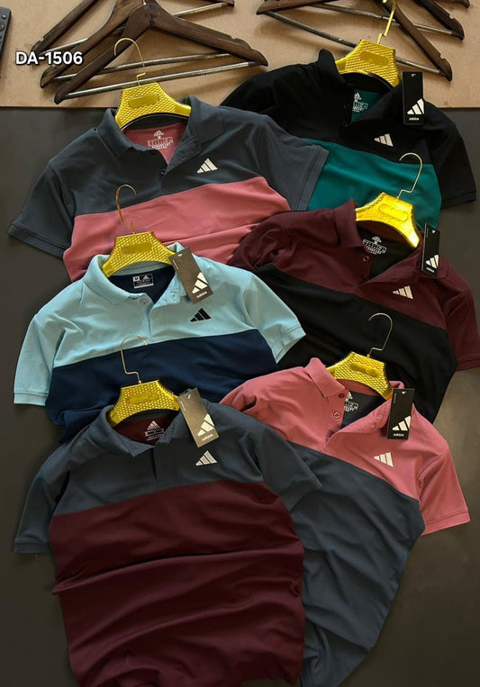 DA1506 Sapp Mattie Polo Half Sleeve Embroidery Cut & Sew T-Shirt