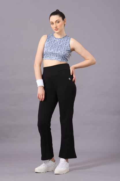DW0008 Drizone Women Printed Micro Polyester U Neck Heat Transfer Print Gym Sando