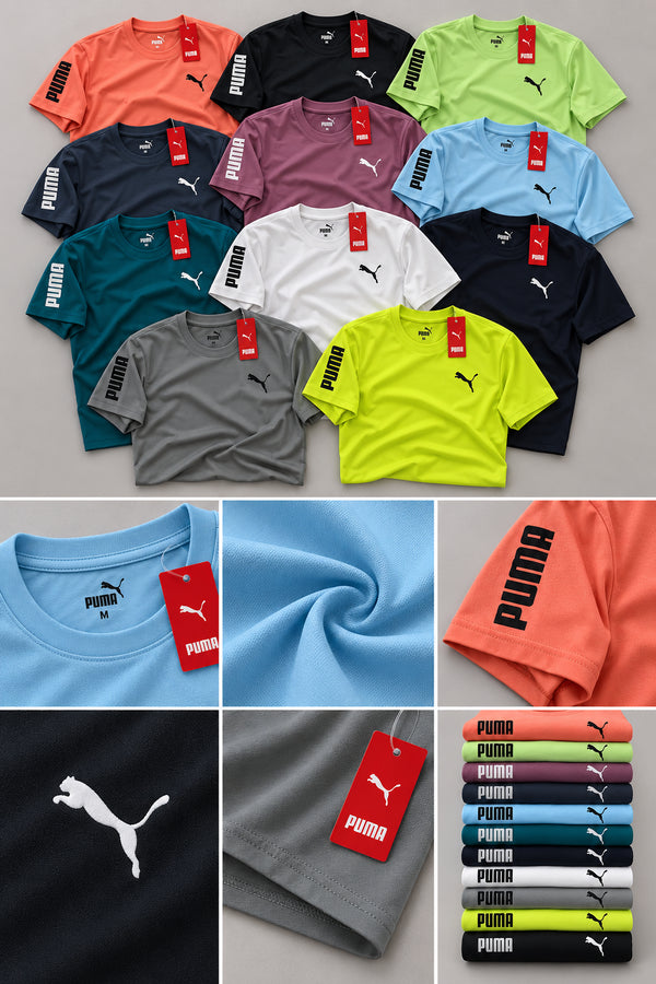 MP1003 Super Matte Round Neck Half Sleeve Heat Transfer Print T-Shirt - View 2