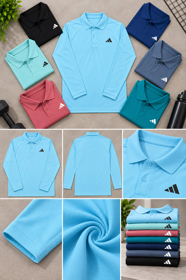 DA3501 Sapp Mattie Polo Full Sleeve Heat Transfer Print T-Shirt - View 3