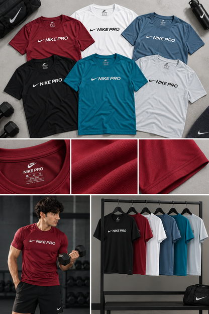 KN1010 Imported Rolex Knit Round Neck Half Sleeve Heat Transfer Print T-Shirt