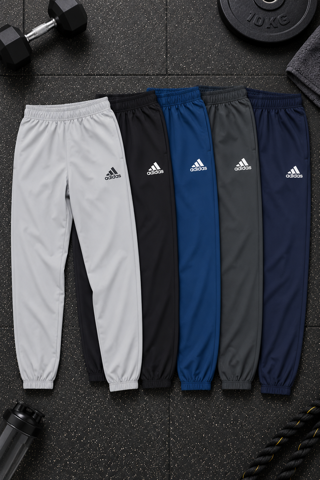 DA9001 Imported NS Lycra Heat Transfer Print Jogger